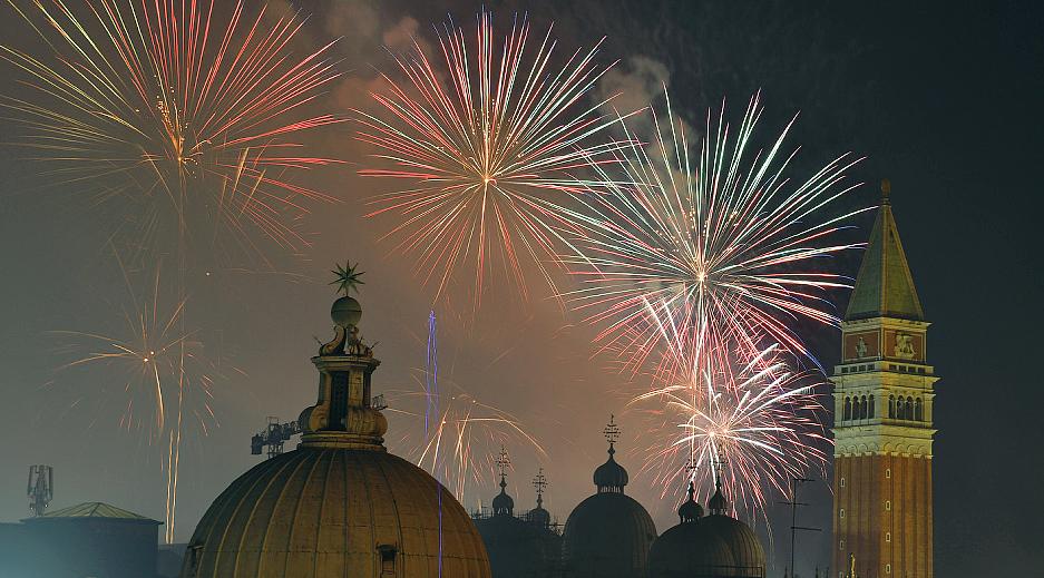 Salerosa Venezia - Fuochi pirotecnici Festa del Redentore