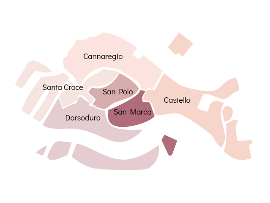 Salerosa Venezia - I Sestieri di Venezia
